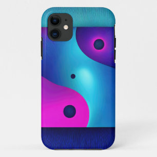 Spirituelle Symmetrie: Helles Abstraktes Yin Yang Case-Mate iPhone Hülle