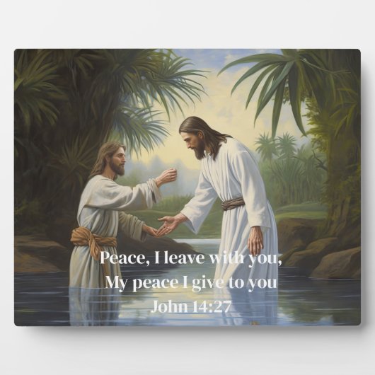 Spirituelle Taufe Plaque Fotoplatte (Vorderseite)