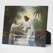 Spirituelle Taufe Plaque Fotoplatte (Seite)