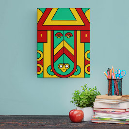 Spirituelle Tiki Leinwanddruck
