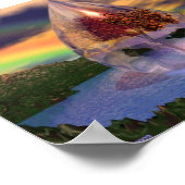 Spirituelle Träne Poster (Ecke)