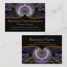 Spirituelle Tree Holistic Business Cards Visitenkarte