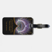 Spirituelle Tree Holistische Doppelseitigkeit kund Gepäckanhänger (Rückseite horizontal)