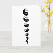 Spirituelle White Black Yin Yang Chakras Karte (Gelbe Blume)