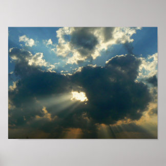 Spirituelle Wolken 1 Poster