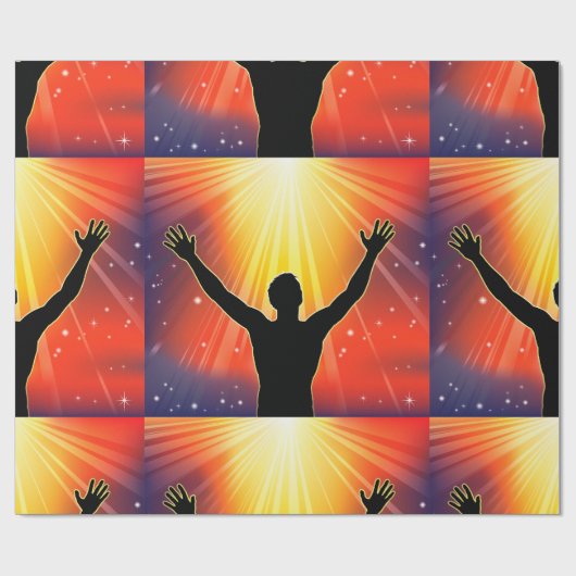 Spirituelle Wrapping Paper Geschenkpapier (Flach)