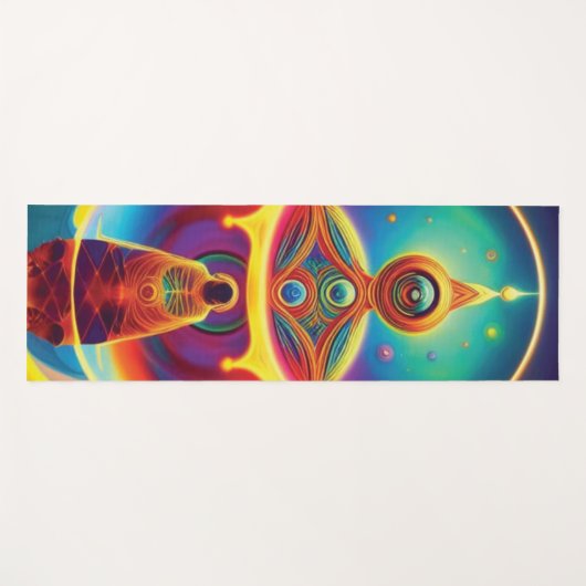 Spirituelle Yoga Mat Yogamatte (Vorderseite (Horizontal))