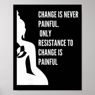Spirituelle Yoga-Meditation Achtsamkeit Zen Buddha Poster