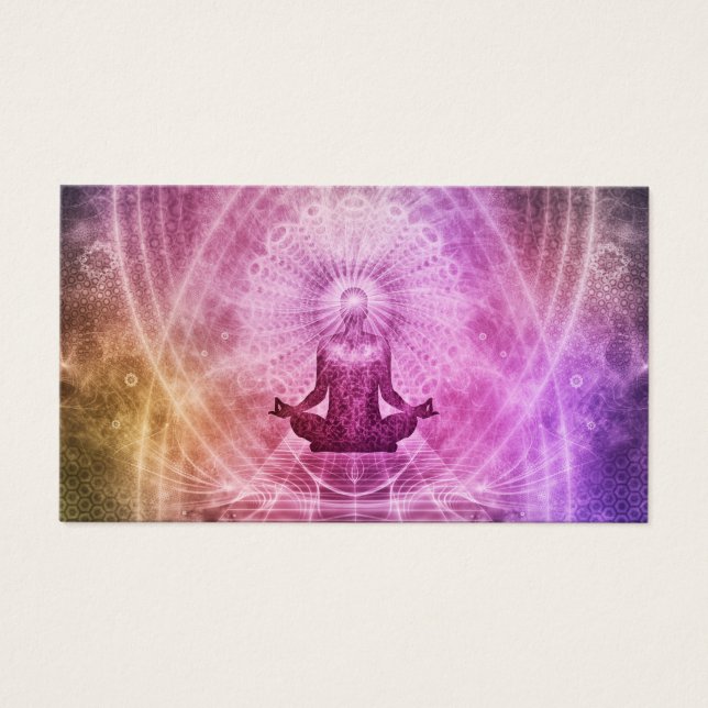 Spirituelle Yoga Meditation Zen Farblich (Vorderseite)