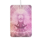 Spirituelle Yoga Meditation Zen Farblich Autolufterfrischer (Vorderseite)