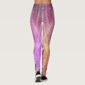 Spirituelle Yoga Meditation Zen Farblich Leggings (Rückseite)
