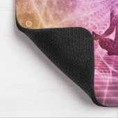 Spirituelle Yoga Meditation Zen Farblich Mousepad (Ecke)