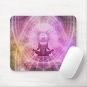 Spirituelle Yoga Meditation Zen Farblich Mousepad (Mit Mouse)