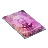 Spirituelle Yoga Meditation Zen Farblich Notizblock (Rechte Seite)