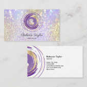 Spirituelle Yoga-Trainer Visitenkarte (Vorne/Hinten)