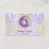 Spirituelle Yoga-Trainer Visitenkarte (Vorderseite)