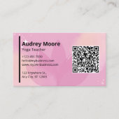 Spirituelle Yoglehrer-Vorlagen Visitenkarte (Vorderseite)