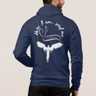 Spirituelle zip up Hoodie-Isaiah 6:8 Hoodie