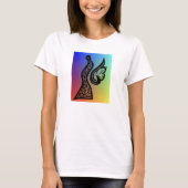 Spiritueller Aufstieg Inspirierender Glaube und Wa T-Shirt (Vorderseite)