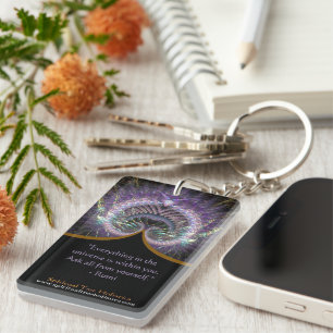 Spiritueller Baum der ganzheitlichen Lebensenergie Schlüsselanhänger