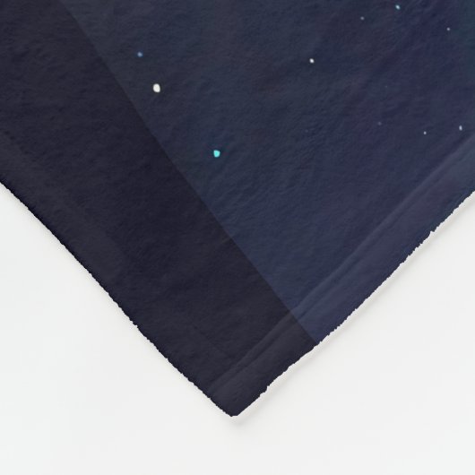 Spiritueller Baum des Lebens Fleecedecke (Ecke)