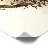 Spiritueller Baum des Lebens Poster (Ecke)