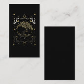 Spiritueller Baum Sun Moon Schlangen Sterne Visitenkarte (Vorne/Hinten)