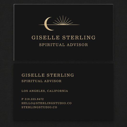 Spiritueller Berater Visitenkarte