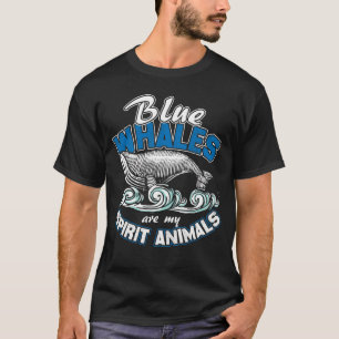 Spiritueller Blauwal T-Shirt