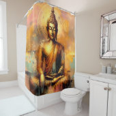 Spiritueller Buddha Duschvorhang (Beispiel)