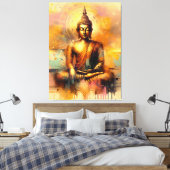 Spiritueller Buddha Leinwanddruck (Insitu (Schlafzimmer))