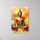 Spiritueller Buddha Leinwanddruck (Vorderseite)