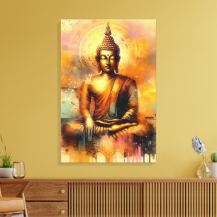Spiritueller Buddha Leinwanddruck