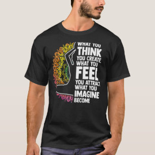Spiritueller Buddha Meditation Zitat Gesetz Attrak T-Shirt