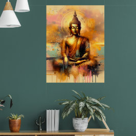 Spiritueller Buddha Poster
