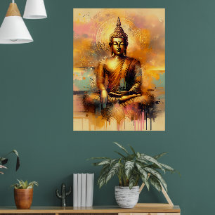 Spiritueller Buddha Poster