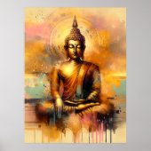Spiritueller Buddha Poster (Vorne)
