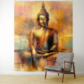 Spiritueller Buddha Wandteppich (Beispiel)
