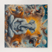 spiritueller Elefant Puzzle (Horizontal)