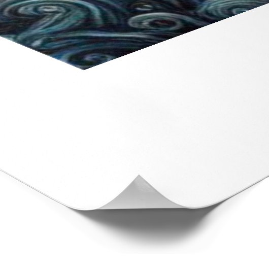 spiritueller Elefantentiger Poster (Ecke)