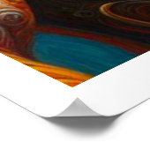 spiritueller Elefantentiger Poster (Ecke)