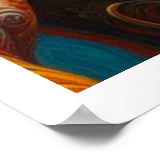 spiritueller Elefantentiger Poster (Ecke)