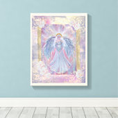 Spiritueller Engel oder von Renee Lavoie himmlisch Leinwanddruck (Insitu (Holzboden))