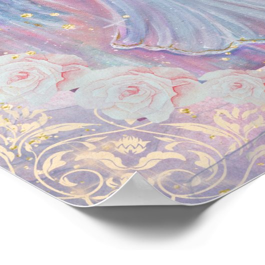 Spiritueller Engel oder von Renee Lavoie himmlisch Poster (Ecke)