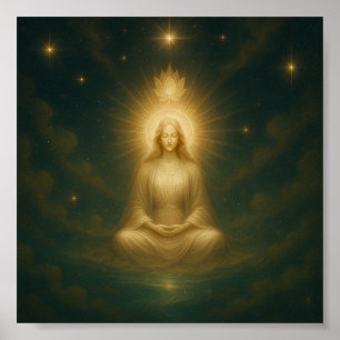 Spiritueller Erleuchtung-Wandschmuck Poster