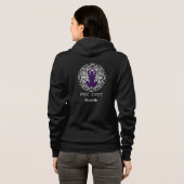 Spiritueller Free Spirit Boho Personalisiert  Hoodie (Schwarz voll)