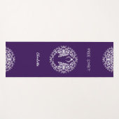 Spiritueller Free Spirit Boho Personalisiert Yoga Yogamatte (Vorderseite (Horizontal))