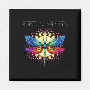 Spiritueller Gangster Libelle Yoga Meditation Mand Magnet