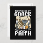 Spiritueller Glaube und Gnade - Christliche Kraft Postkarte (Vorne/Hinten)