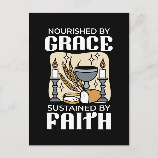 Spiritueller Glaube und Gnade - Christliche Kraft Postkarte (Vorderseite)